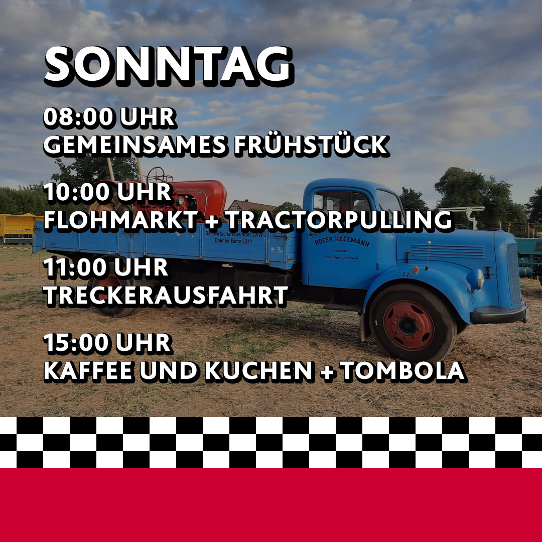 Programm Sonntag
